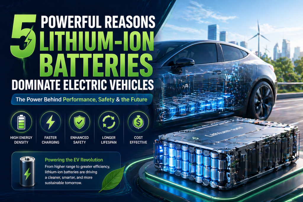 5 Powerful Reasons Lithium-Ion Batteries Dominate Electric Vehicles